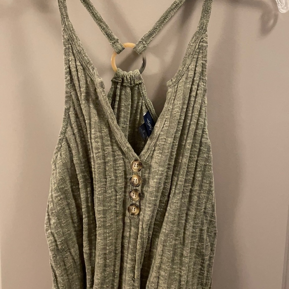 Olive tank top